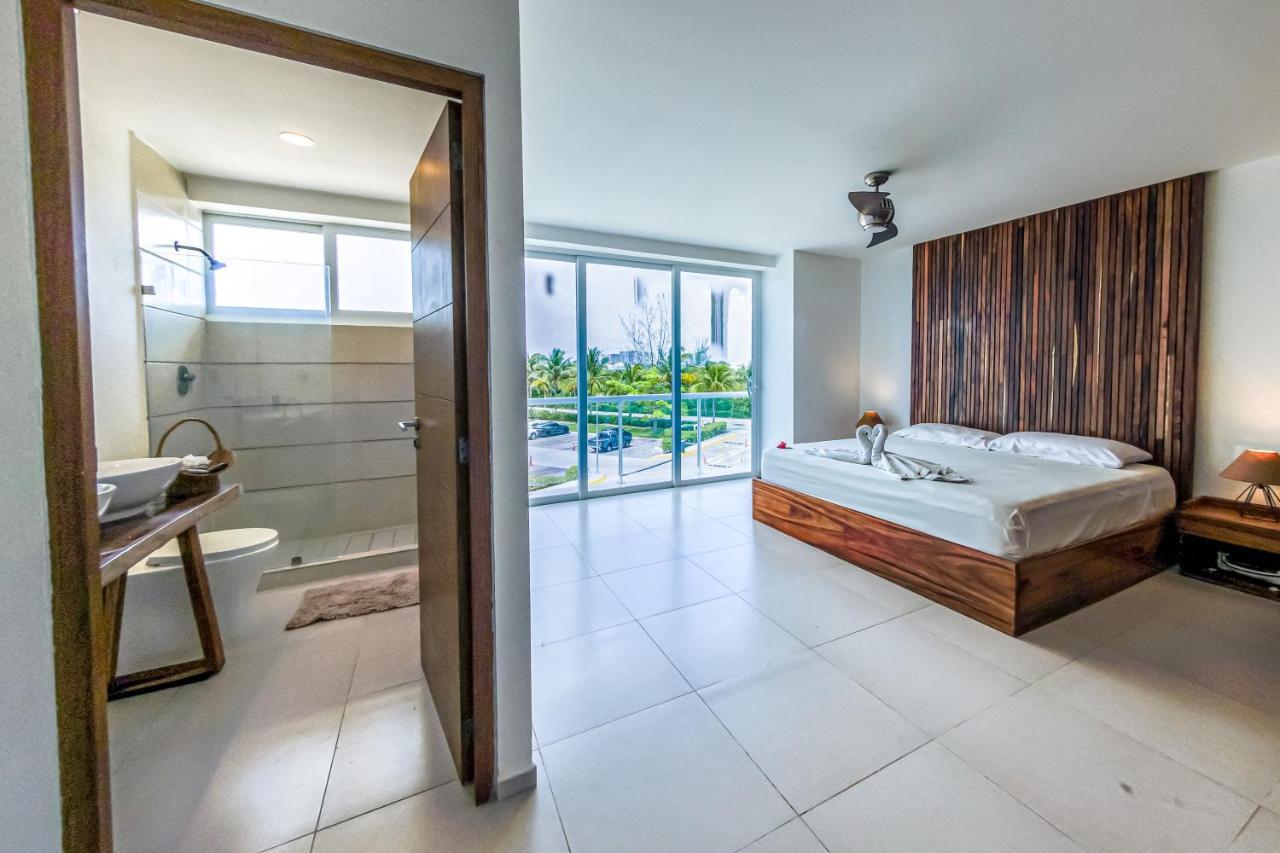 Beachfront Luxury Apartments Κανκούν Εξωτερικό φωτογραφία